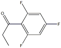 1-(2,4,6-trifluorophenyl)propan-1-one Struktur