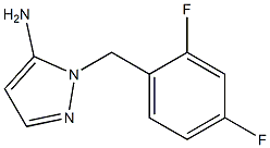 1-(2,4-difluorobenzyl)-1H-pyrazol-5-amine Struktur