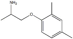 1-(2,4-dimethylphenoxy)propan-2-amine Struktur