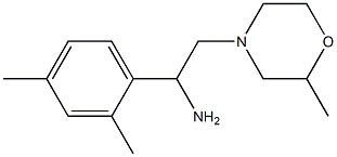 1-(2,4-dimethylphenyl)-2-(2-methylmorpholin-4-yl)ethanamine Struktur