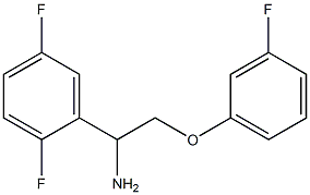 1-(2,5-difluorophenyl)-2-(3-fluorophenoxy)ethanamine Struktur