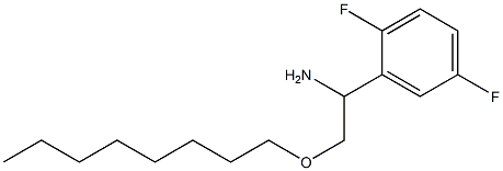 1-(2,5-difluorophenyl)-2-(octyloxy)ethan-1-amine Struktur