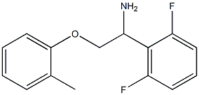 1-(2,6-difluorophenyl)-2-(2-methylphenoxy)ethanamine Struktur