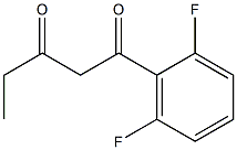 1-(2,6-difluorophenyl)pentane-1,3-dione Struktur