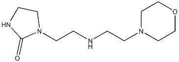 1-(2-{[2-(morpholin-4-yl)ethyl]amino}ethyl)imidazolidin-2-one Struktur