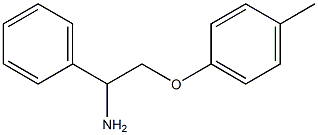 1-(2-amino-2-phenylethoxy)-4-methylbenzene Struktur