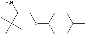 1-(2-amino-3,3-dimethylbutoxy)-4-methylcyclohexane Struktur