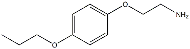 1-(2-aminoethoxy)-4-propoxybenzene Struktur