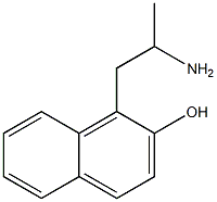 1-(2-aminopropyl)naphthalen-2-ol Struktur