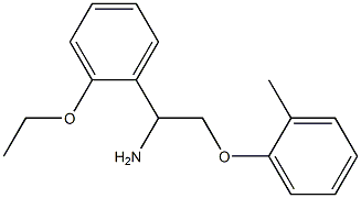 1-(2-ethoxyphenyl)-2-(2-methylphenoxy)ethanamine Struktur