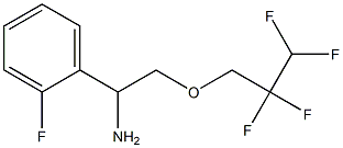 1-(2-fluorophenyl)-2-(2,2,3,3-tetrafluoropropoxy)ethan-1-amine Struktur