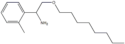 1-(2-methylphenyl)-2-(octyloxy)ethan-1-amine Struktur