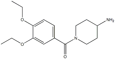 1-(3,4-diethoxybenzoyl)piperidin-4-amine Struktur