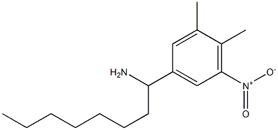 1-(3,4-dimethyl-5-nitrophenyl)octan-1-amine Struktur