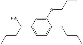 1-(3,4-dipropoxyphenyl)butan-1-amine Struktur