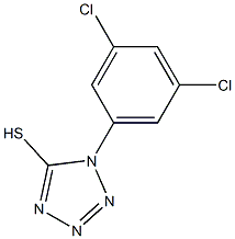 1-(3,5-dichlorophenyl)-1H-1,2,3,4-tetrazole-5-thiol Struktur