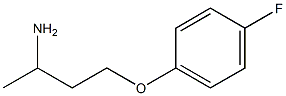 1-(3-aminobutoxy)-4-fluorobenzene Struktur