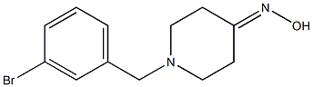 1-(3-bromobenzyl)piperidin-4-one oxime Struktur