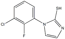 1-(3-chloro-2-fluorophenyl)-1H-imidazole-2-thiol Struktur