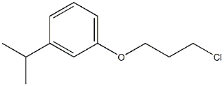 1-(3-chloropropoxy)-3-(propan-2-yl)benzene Struktur