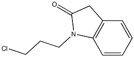 1-(3-chloropropyl)-2,3-dihydro-1H-indol-2-one Struktur