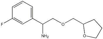 1-(3-fluorophenyl)-2-(oxolan-2-ylmethoxy)ethan-1-amine Struktur