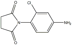 1-(4-amino-2-chlorophenyl)pyrrolidine-2,5-dione Struktur