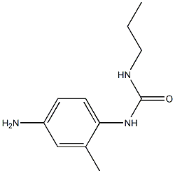 1-(4-amino-2-methylphenyl)-3-propylurea Struktur