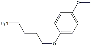 1-(4-aminobutoxy)-4-methoxybenzene Struktur