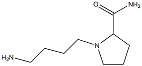 1-(4-aminobutyl)pyrrolidine-2-carboxamide Struktur