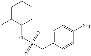 1-(4-aminophenyl)-N-(2-methylcyclohexyl)methanesulfonamide Struktur