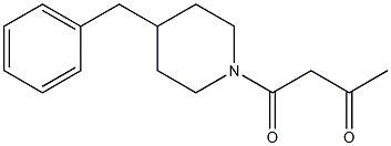 1-(4-benzylpiperidin-1-yl)butane-1,3-dione Struktur