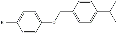 1-(4-bromophenoxymethyl)-4-(propan-2-yl)benzene Struktur