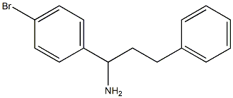 1-(4-bromophenyl)-3-phenylpropan-1-amine Struktur