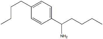 1-(4-butylphenyl)pentan-1-amine Struktur