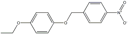 1-(4-ethoxyphenoxymethyl)-4-nitrobenzene Struktur