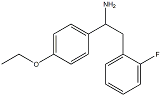 1-(4-ethoxyphenyl)-2-(2-fluorophenyl)ethan-1-amine Struktur