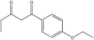 1-(4-ethoxyphenyl)pentane-1,3-dione Struktur