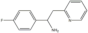 1-(4-fluorophenyl)-2-(pyridin-2-yl)ethan-1-amine Struktur