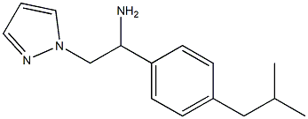 1-(4-isobutylphenyl)-2-(1H-pyrazol-1-yl)ethanamine Struktur