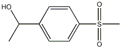 1-(4-methanesulfonylphenyl)ethan-1-ol Struktur