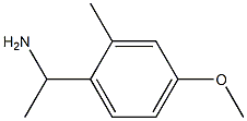 1-(4-methoxy-2-methylphenyl)ethan-1-amine Struktur