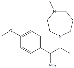 1-(4-methoxyphenyl)-2-(4-methyl-1,4-diazepan-1-yl)propan-1-amine Struktur