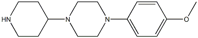 1-(4-methoxyphenyl)-4-piperidin-4-ylpiperazine Struktur