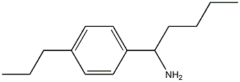 1-(4-propylphenyl)pentan-1-amine Struktur