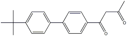 1-(4'-tert-butyl-1,1'-biphenyl-4-yl)butane-1,3-dione Struktur