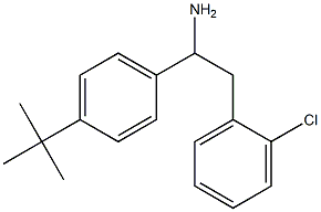 1-(4-tert-butylphenyl)-2-(2-chlorophenyl)ethan-1-amine Struktur