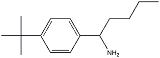 1-(4-tert-butylphenyl)pentan-1-amine Struktur