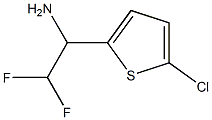 1-(5-chlorothiophen-2-yl)-2,2-difluoroethan-1-amine Struktur