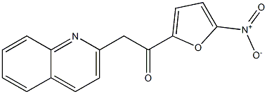 1-(5-nitrofuran-2-yl)-2-(quinolin-2-yl)ethan-1-one Struktur